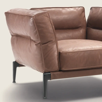 The Open Wing Leather Armchair