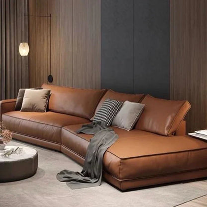 Cowhide Luxury Leather Sofa