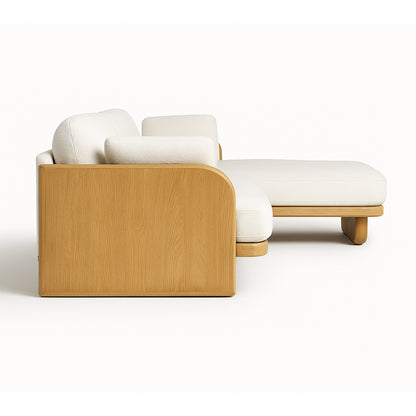 Aurea Ligna Oak Corner Sofa