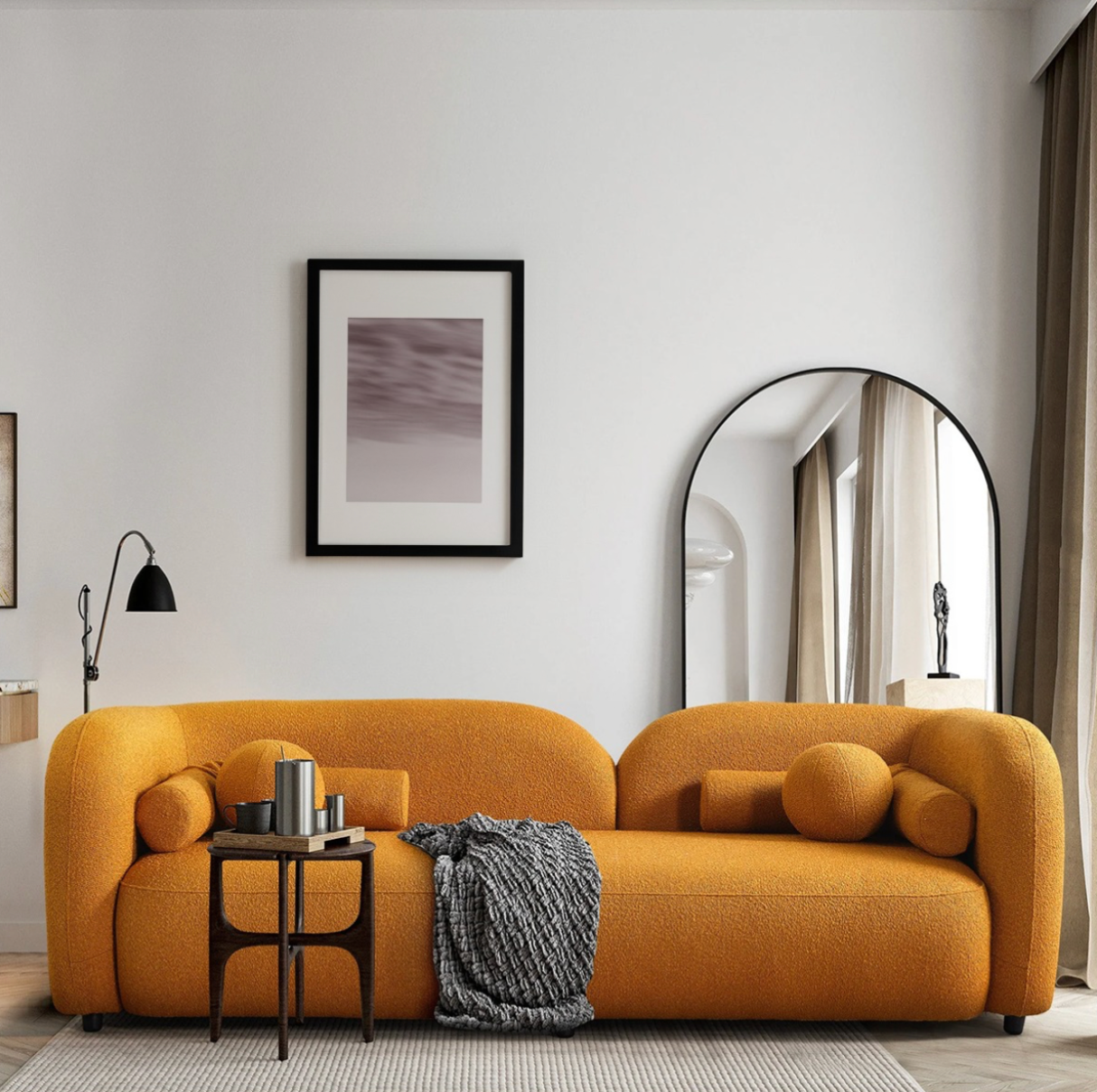 'Il Bacio' Velvet Sofa