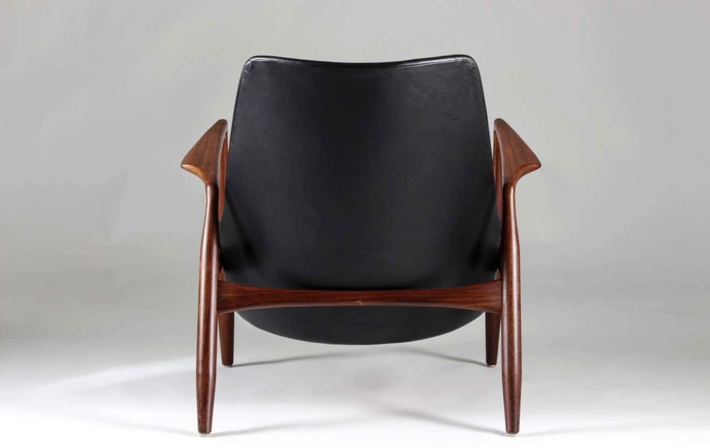 Kofod Larsen Italian Vintage Wood Armchair