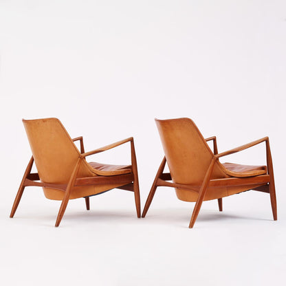 Kofod Larsen Italian Vintage Wood Armchair