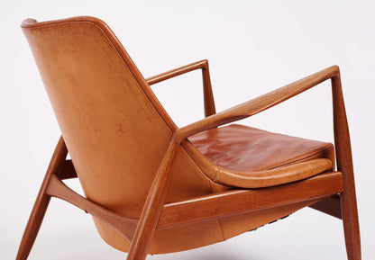 Kofod Larsen Italian Vintage Wood Armchair